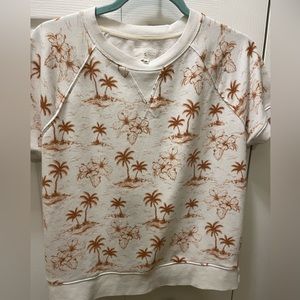 Lou & Grey ladies short sleeve sweatshirt.